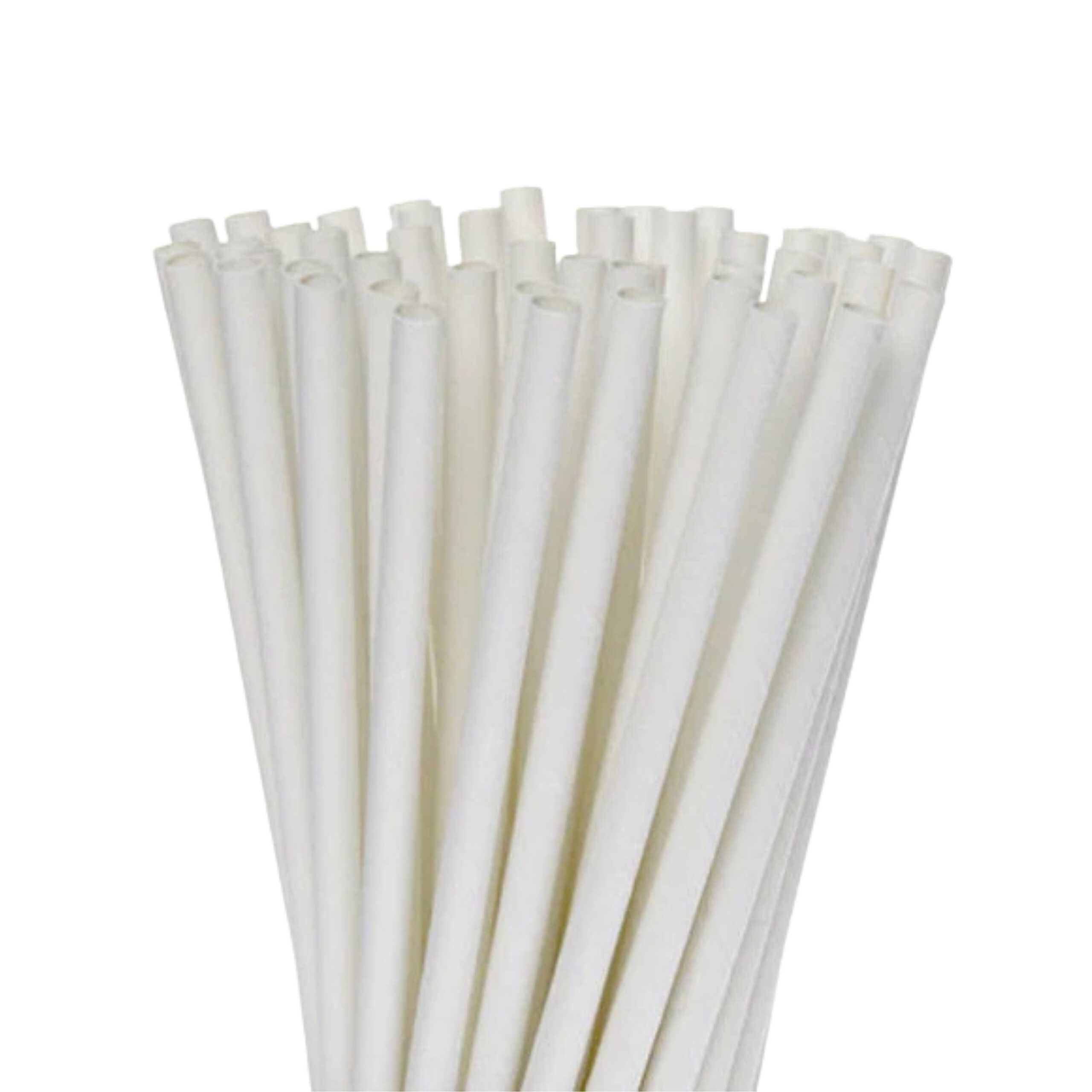 Biodegradable White Cornstarch Straws
